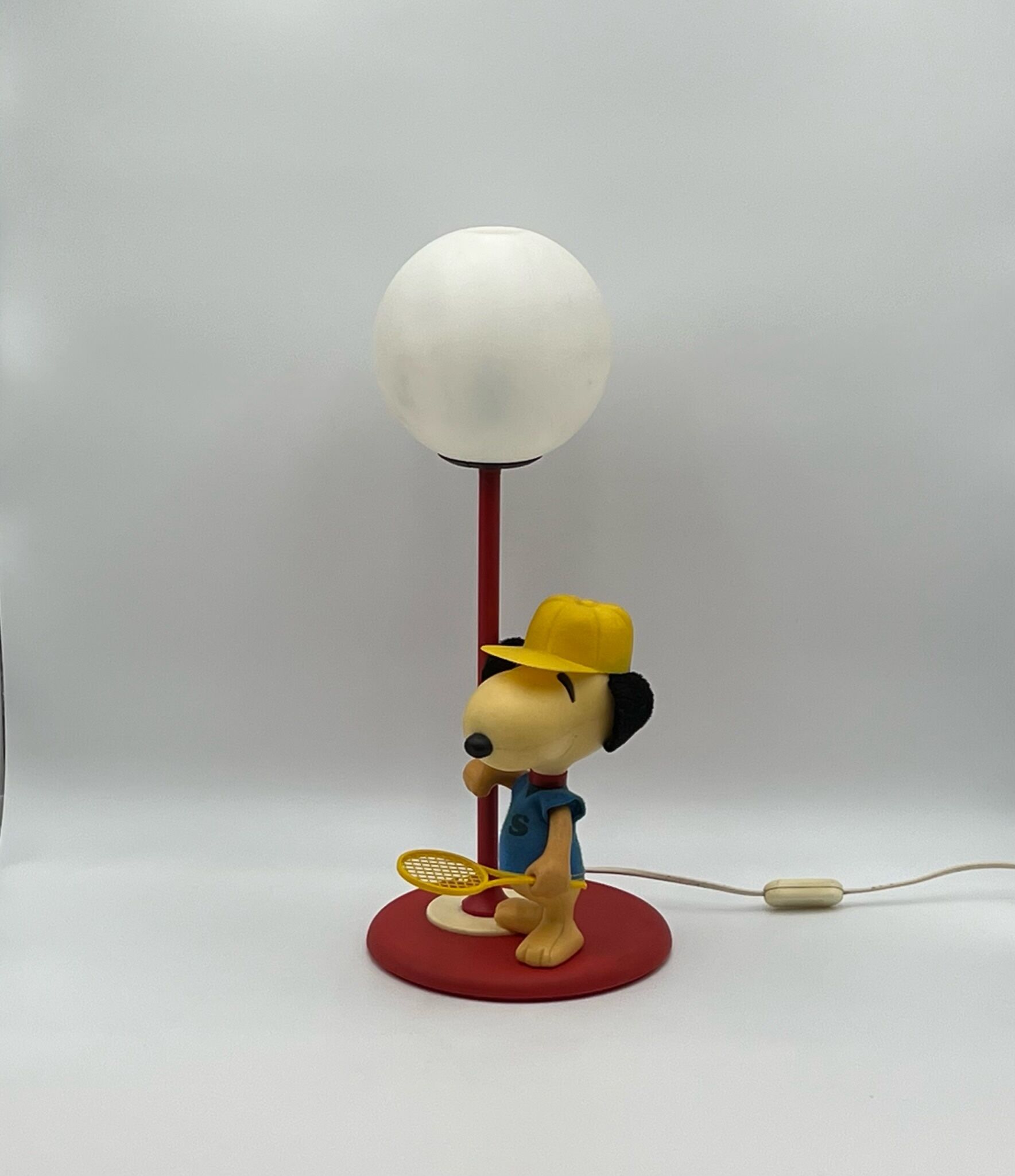 Lampe de table snoopy dog par Nuova Linea zero italie, 80s