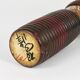 Decorative Kokeshi doll sculpture from northern Japan, hand-painted, signed.