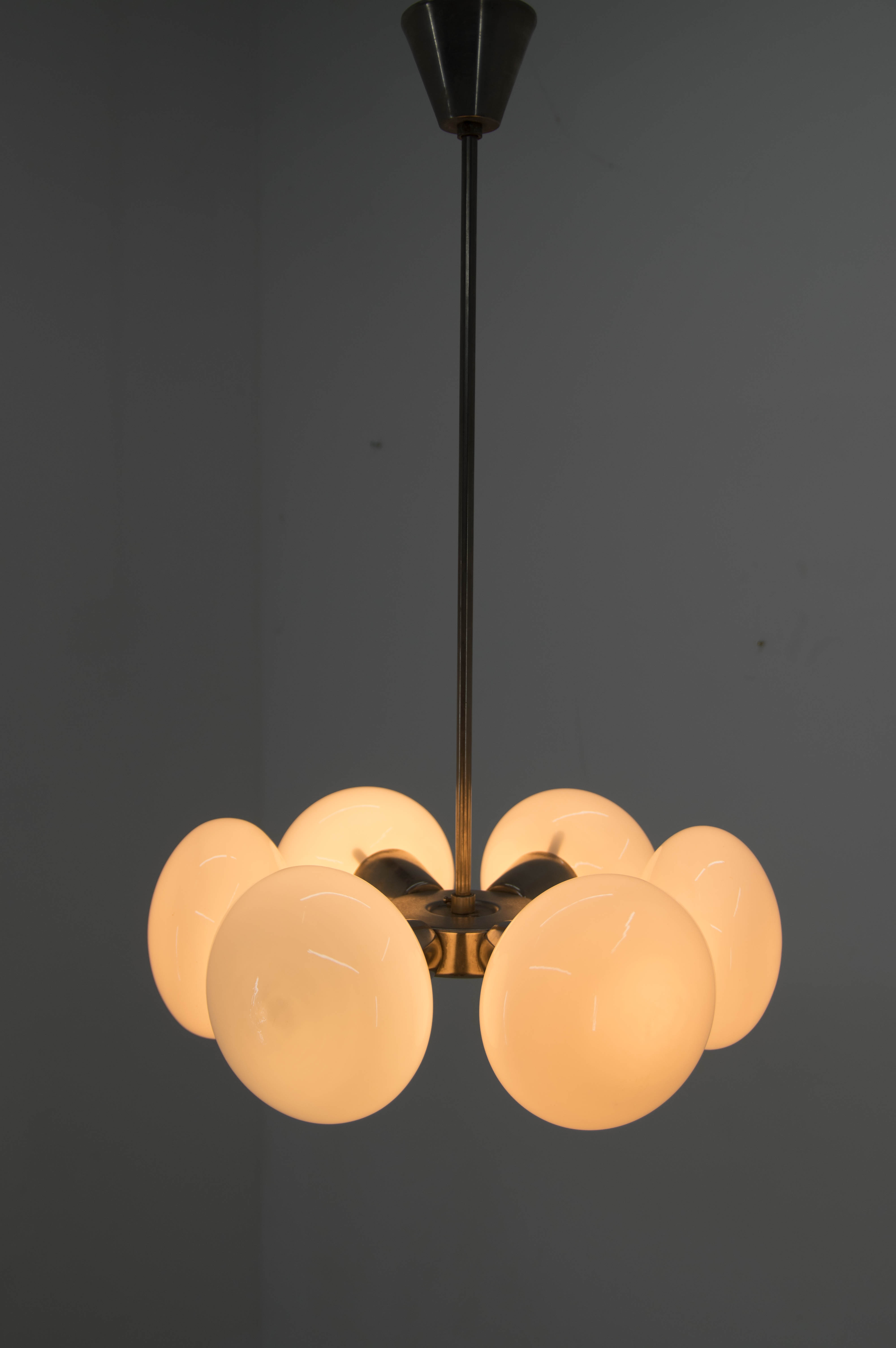 Space Age Chandelier Sputnik by Kamenicky Senov, 1970s