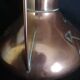 Pair of Jugendstil vases in copper and brass, German mark GBN