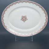 Plat ovale en porcelaine Limoges collab Bernardaud