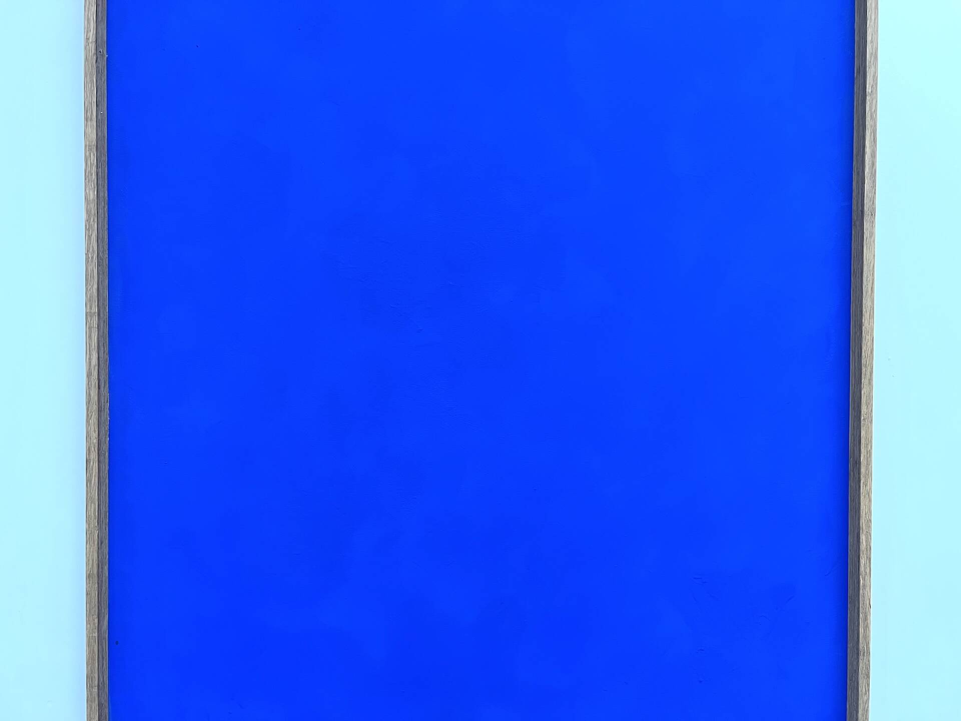 Large Klein blue painting
