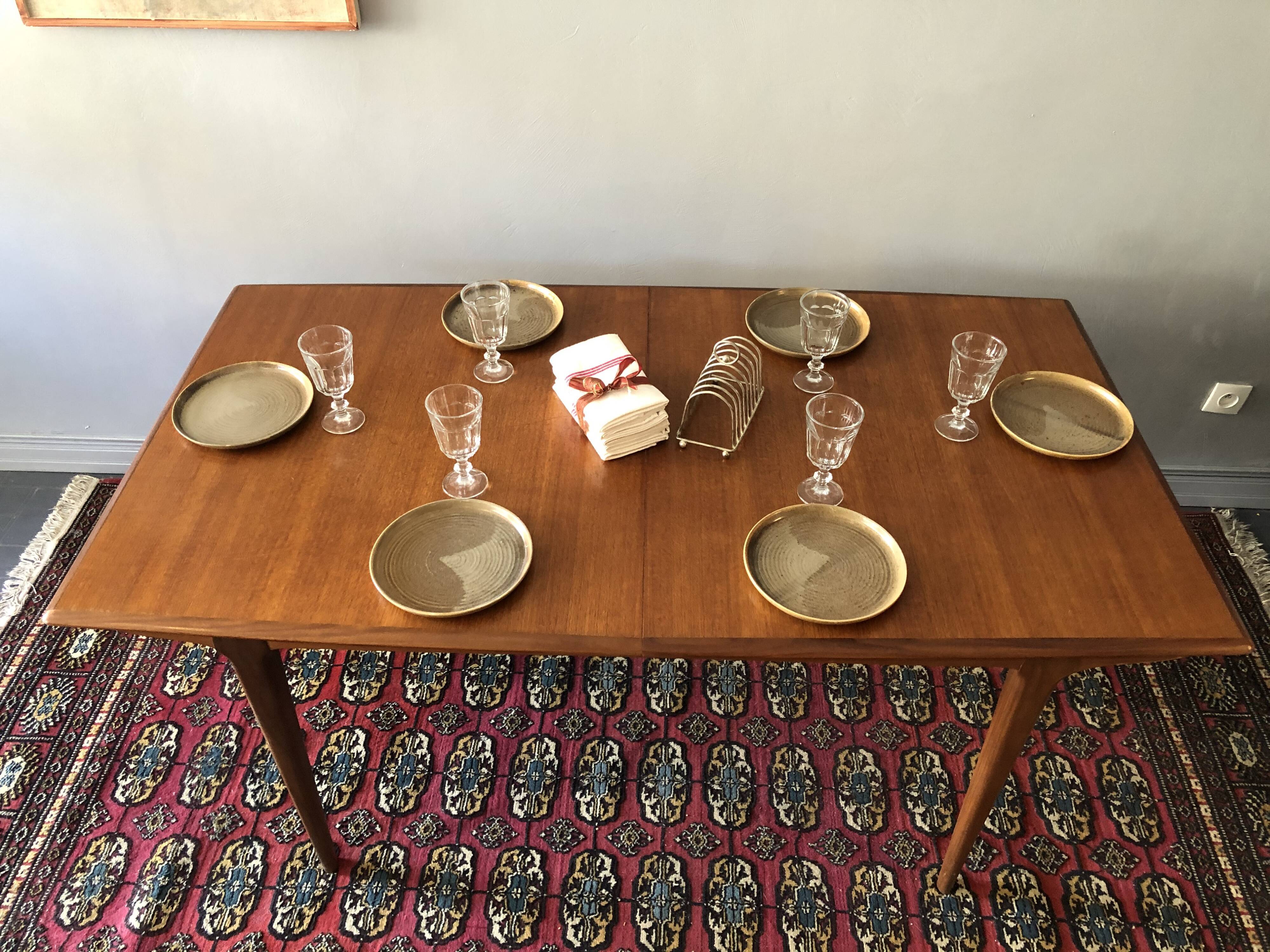 Scandinavian extension table 160/90 or 240/90 cm