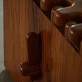 Large rectangular coffee table in solid pine from the mid-century, Danish modern, 1960s.