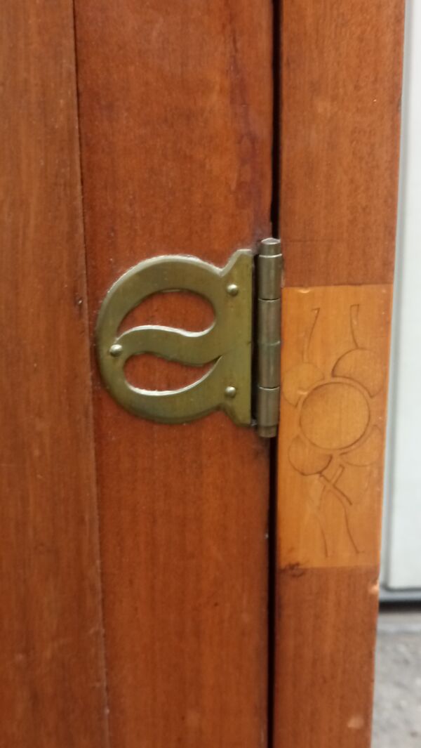 Meuble bibliothèque vitrine 2 corps jurgenstil 1920 art-déco