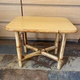 Bamboo rattan table