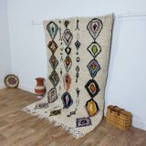Handcrafted moroccan berber rug 224 x 147cm