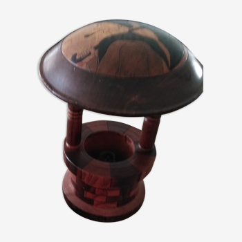 Lampe de table en bois