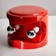 Perdomello 70 Orange Ceramic Table Lamp, 1970s
