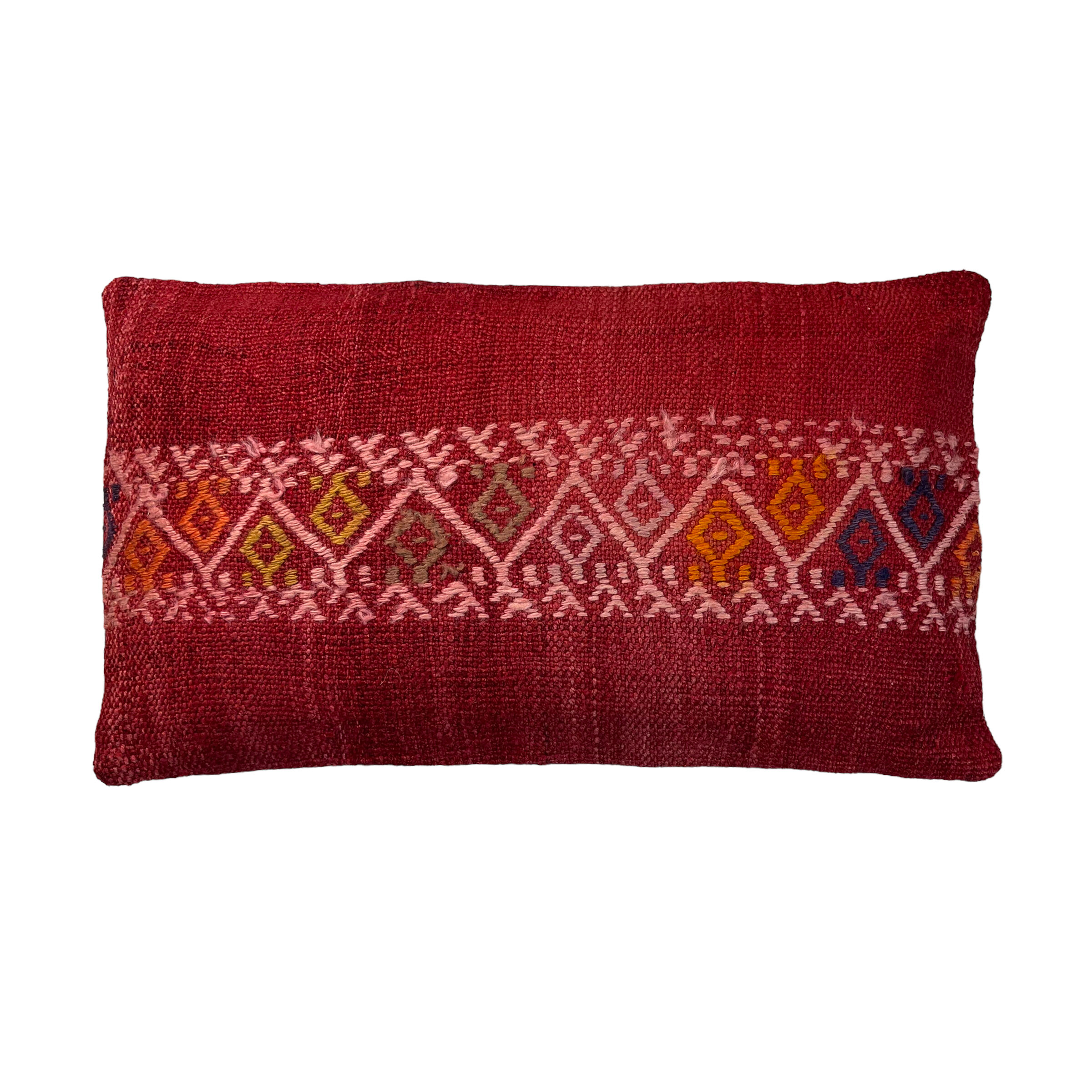 Vintage turkish kilim cushion cover 30x50cm