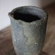 Old foundry crucible, plant pot, planter, cache pot, decoration