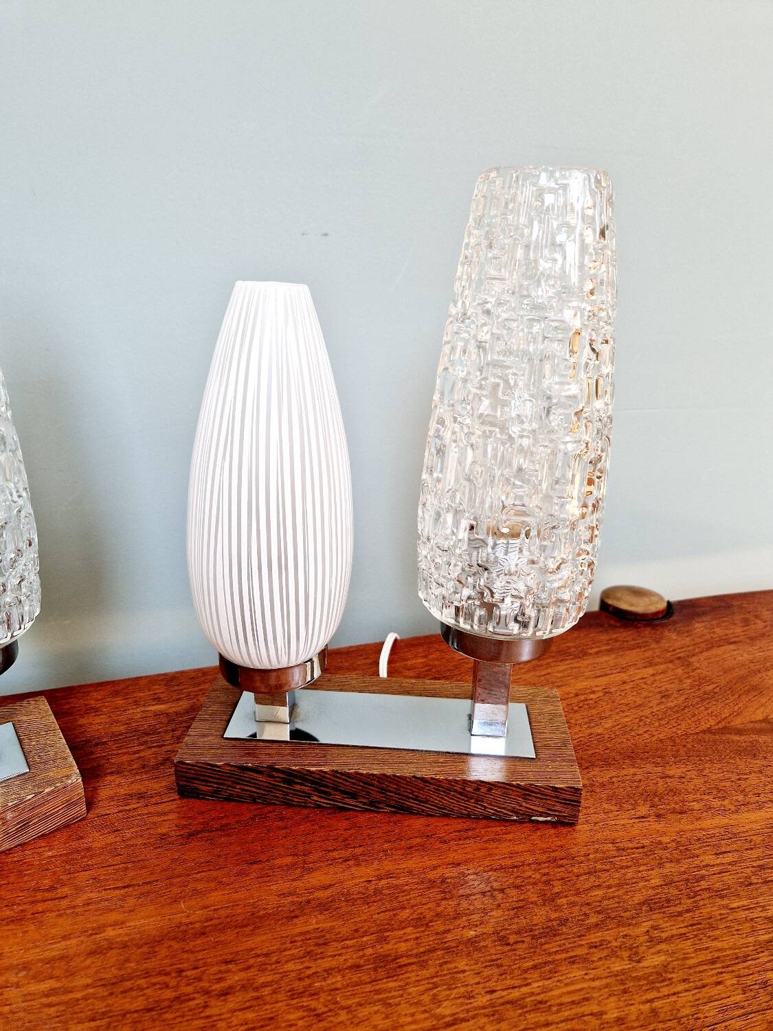 Pair of Mid-century bedside lamps, 1950s-60s