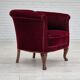 1960s, Danish lounge chair, furniture velour, beech wood legs, original condition.