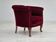 1960s, Danish lounge chair, furniture velour, beech wood legs, original condition.