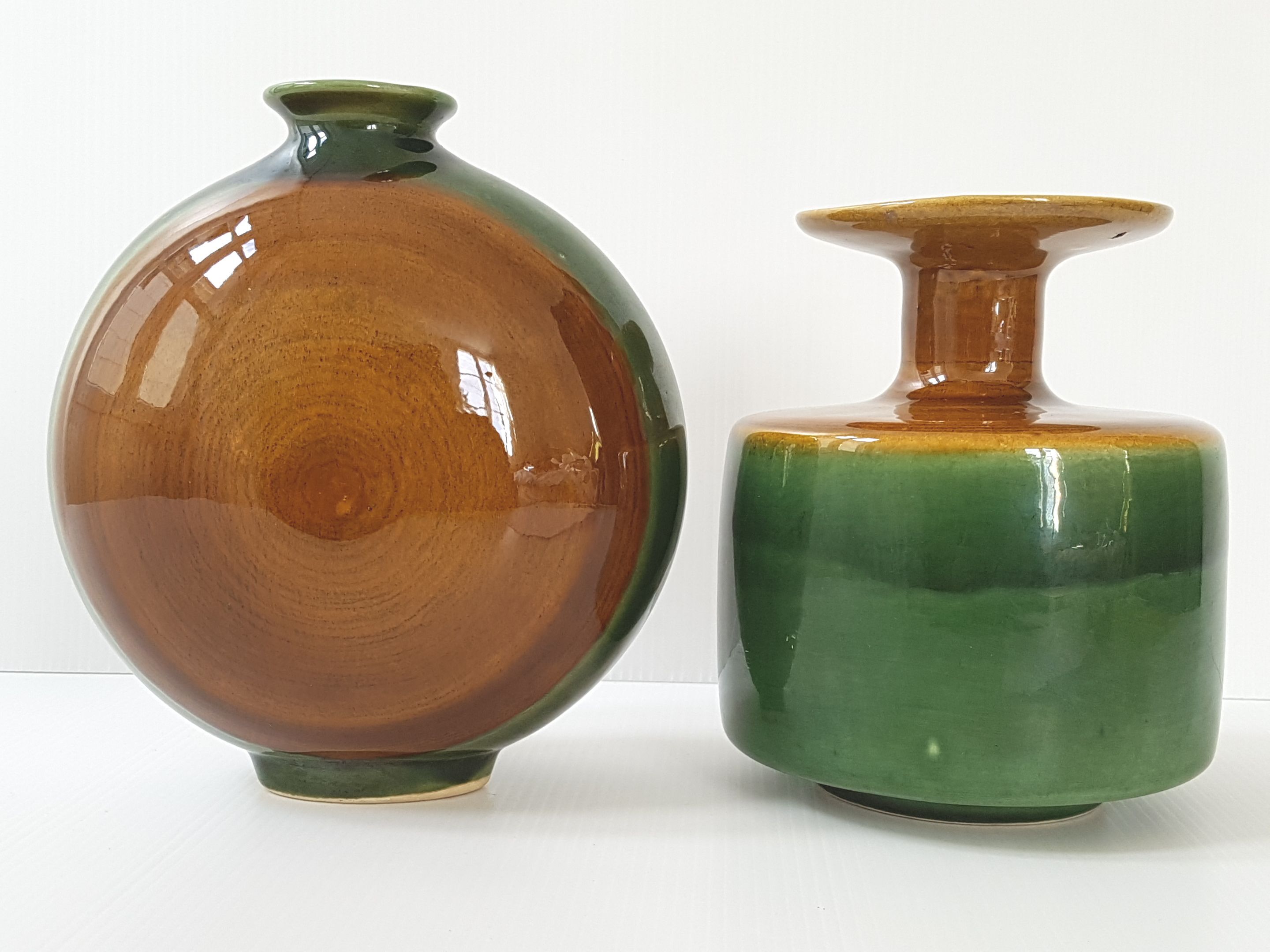 Set of 2 Edouardo Vega 1970 vintage vases
