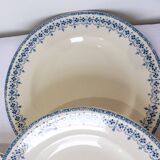 4 vintage dessert plates of Longwy