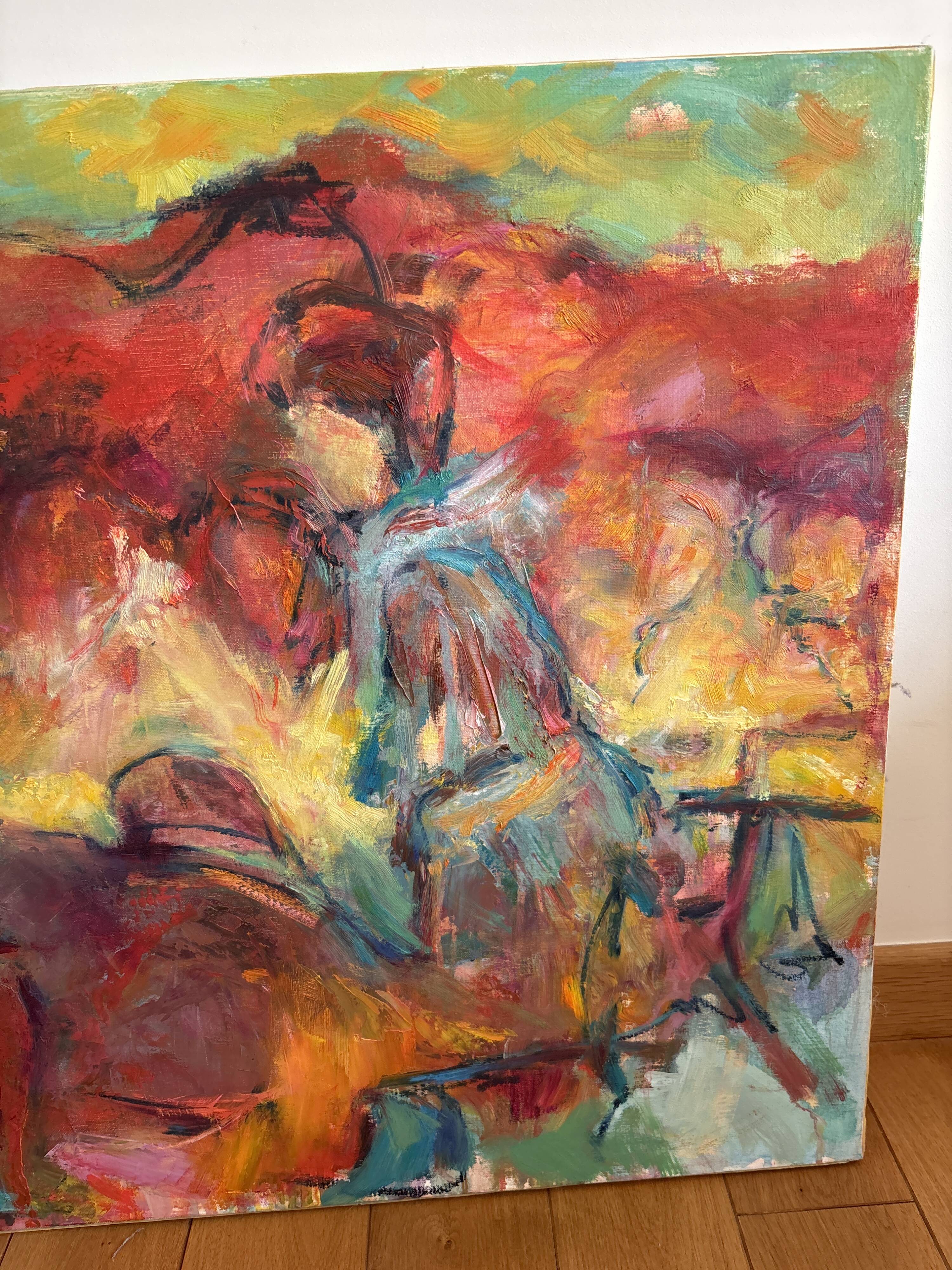 Oil painting on canvas by Virginie Motti Lefevre 2006