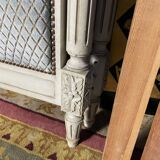 Louis XVI style upholstered bed