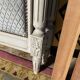Louis XVI style upholstered bed