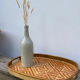 Rattan top and woven wood 1970