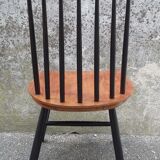 two vintage Scandinavian bistro chairs