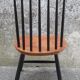 two vintage Scandinavian bistro chairs