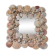 Vintage seashell mirror 31x35cm
