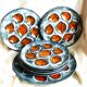 Hand-painted oyster plates - Plates from Pornic, France