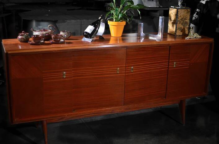 Large solid wood sideboard