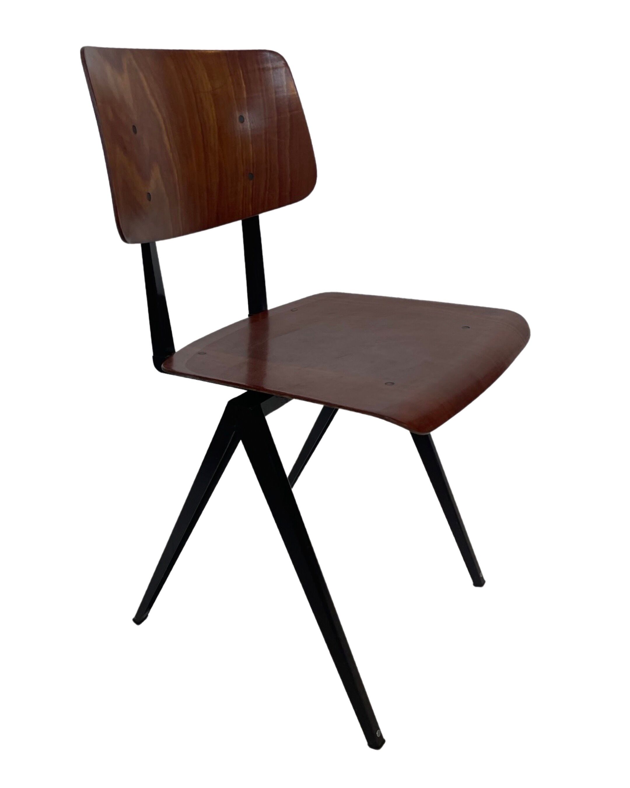 Industrial chair Galvanitas S16 Pagholz Netherlands 60's Design