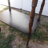 Wooden rolling table