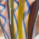 Vintage Murano Striped Vase