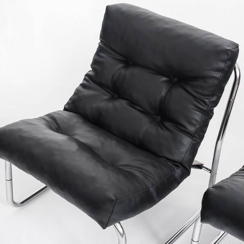 Pair of Pixi armchairs by Gillis Lundgren for IKEA. Sweden, 1970s