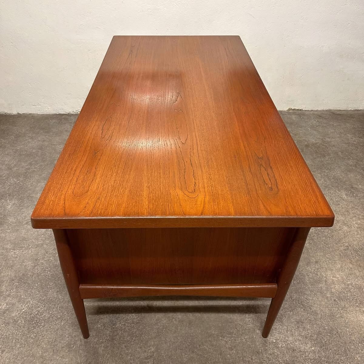 Danish double-sided desk in teak, 1960.