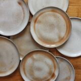 Flat plates in sandstone from the vintage 70s marsh