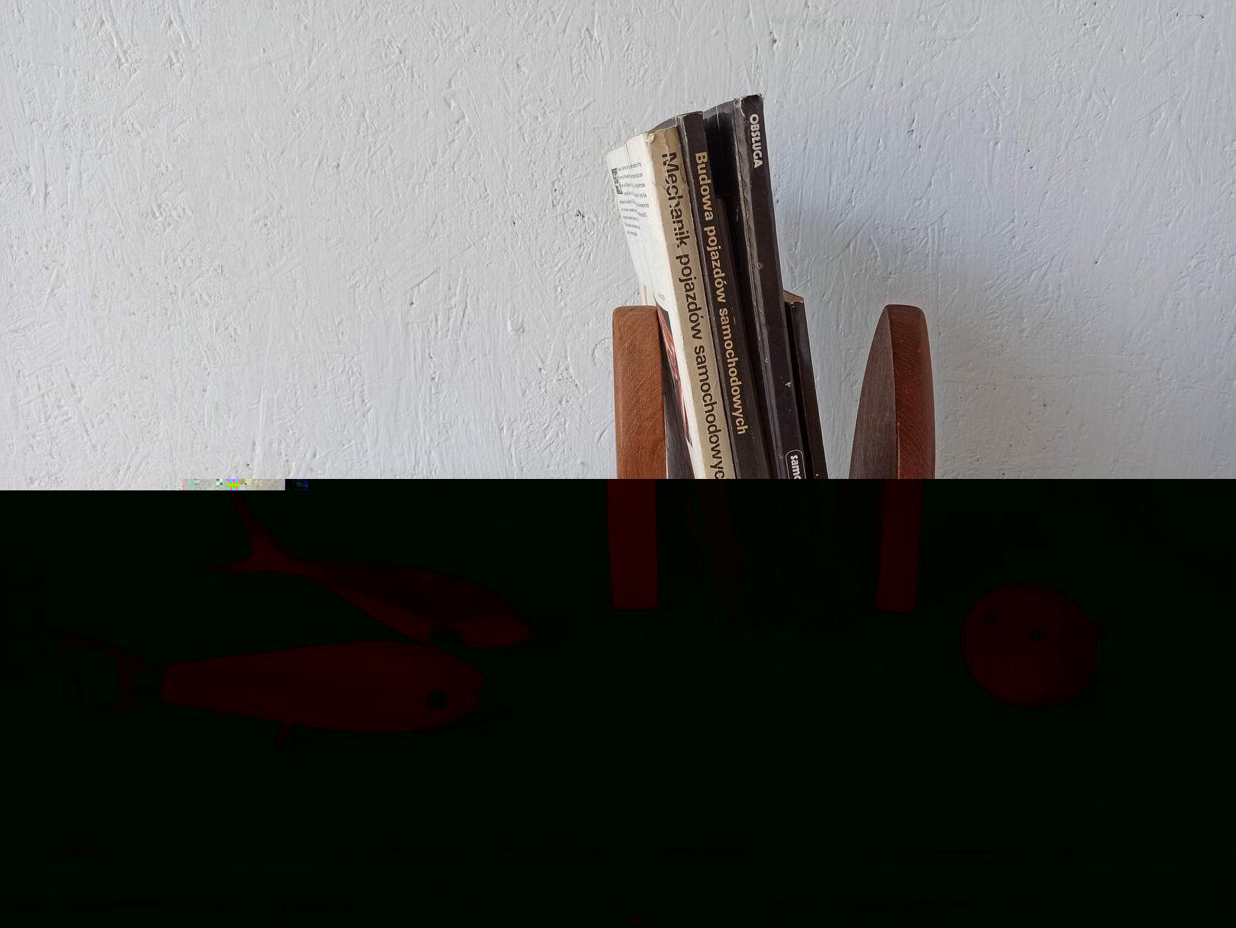 Pair of bookends, 1960s