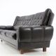 Republic Czech 1970 s leather brown sofa
