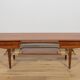 Mid-Century Teak & Rattan Coffee Table, Denmark, 1960s