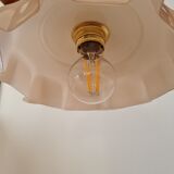 Pastel pink opaline pendant lamp