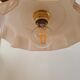 Pastel pink opaline pendant lamp
