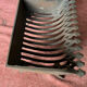 Cast iron chimney grille