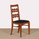 Solid oak chair, French craftsmanship from the 1950s.