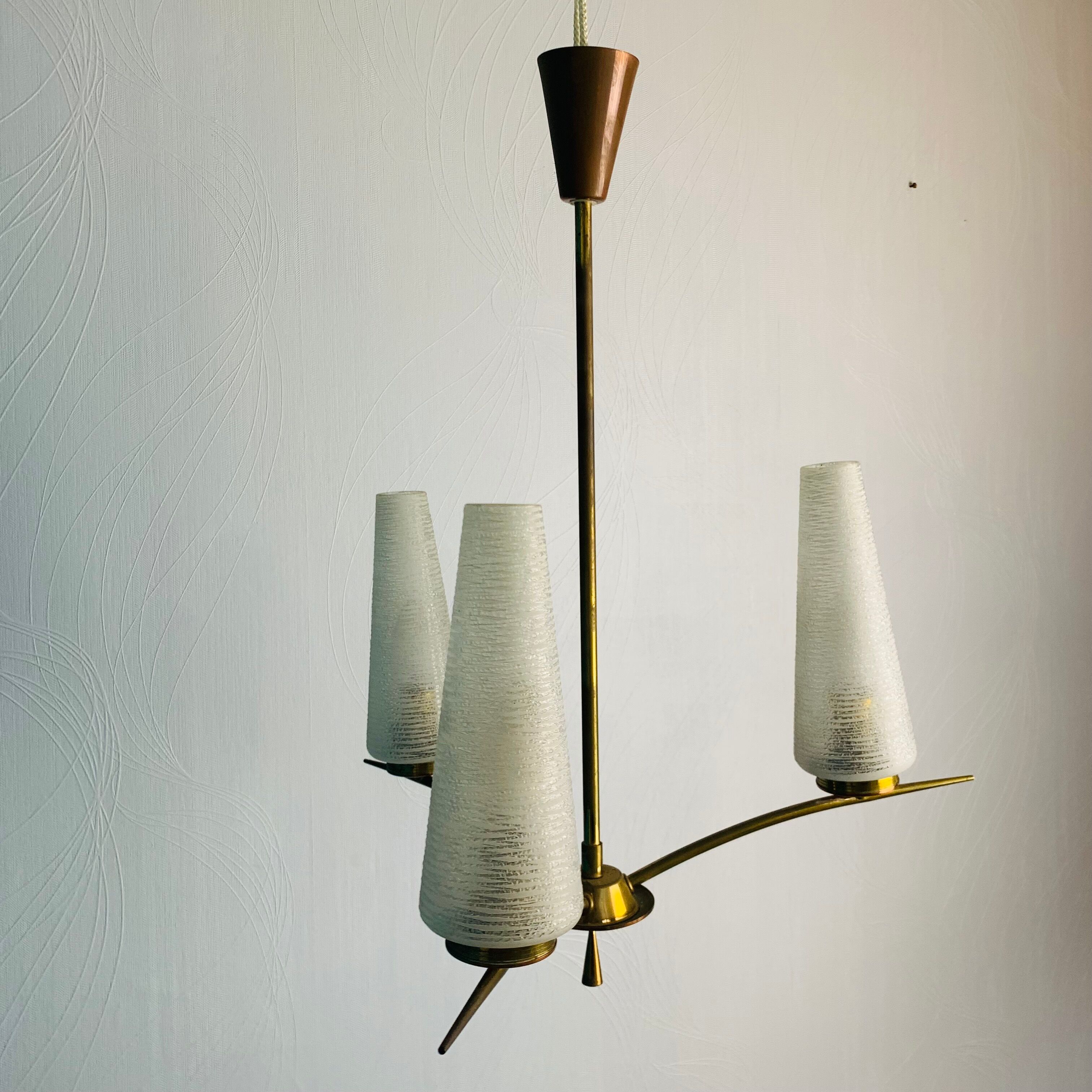 Vintage chandelier 3 burners