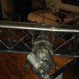 Biplane metal plane