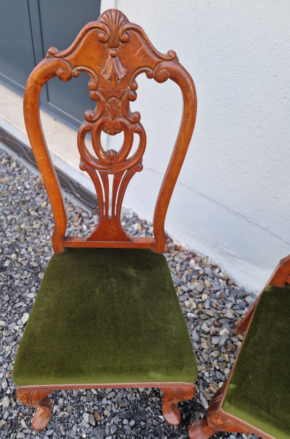 Set of 6 mahogany chairs