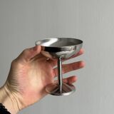 6 coupelles sur pied en inox style Letang Remy