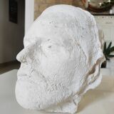 Signed plaster head