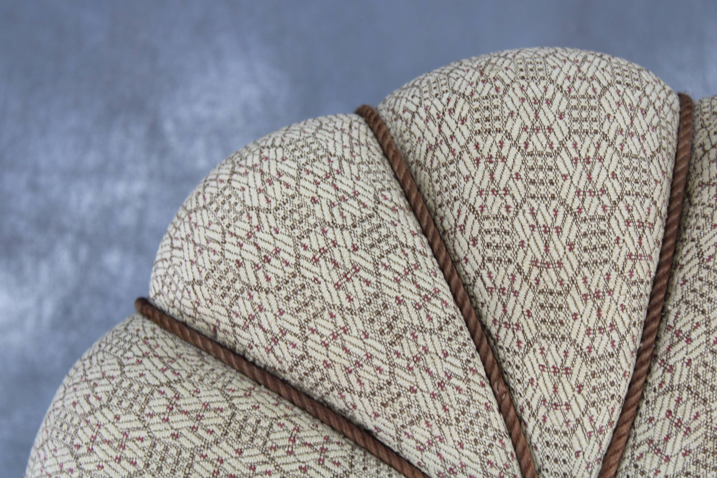 Tabouret Art Déco de Jindrich Halabala, Tchécoslovaquie 1930