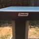 Modernist industrial and vintage console table in Stafor brand metal