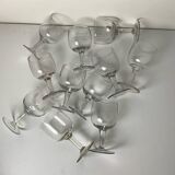 Antique stemmed glasses